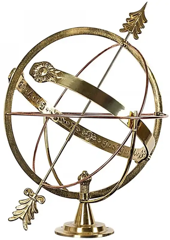 Nur Heute Casa Padrino Jugendstil Garten Deko Sonnenuhr Gold Ø 45 x H. 53 cm - Luxus Qualität