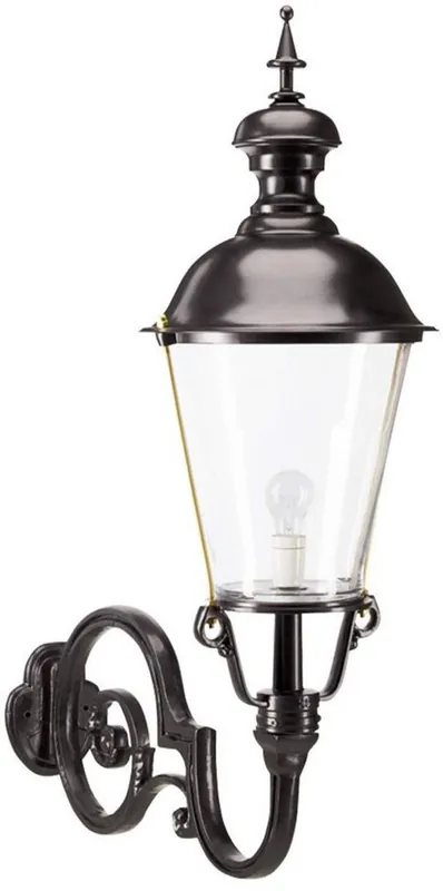 Casa Padrino Jugendstil Außenwandleuchte / Außenlampe Schwarz 37 x 76 x H. 105 cm - Luxus Qualität Neuheit