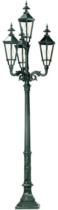 Preis Gesenkt Casa Padrino Barock Außenstehleuchte 82 x 82 x H. 290 cm - Verschiedene Farben - Luxus Außenbeleuchtung
