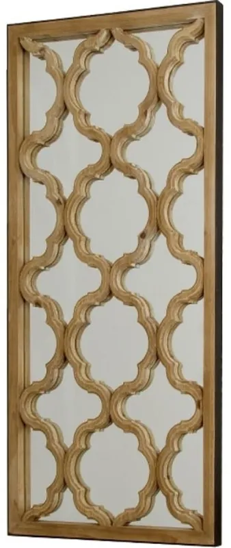 Casa Padrino Designer Spiegel / Wandspiegel Naturfarben 61 x H. 122 cm - Designermöbel Rabatt