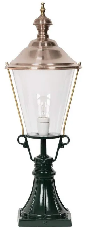 Schneller Versand Casa Padrino Jugendstil Gartenlampe 29 x 29 x H. 78 cm - Verschiedene Farben - Garten Terrassen Wege Einfahrt Beleuchtung