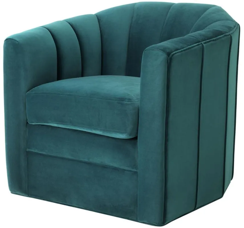 Versand Am Gleichen Tag Casa Padrino Luxus Drehsessel Meergrün 84 x 85 x H. 77 cm - Wohnzimmer Sessel