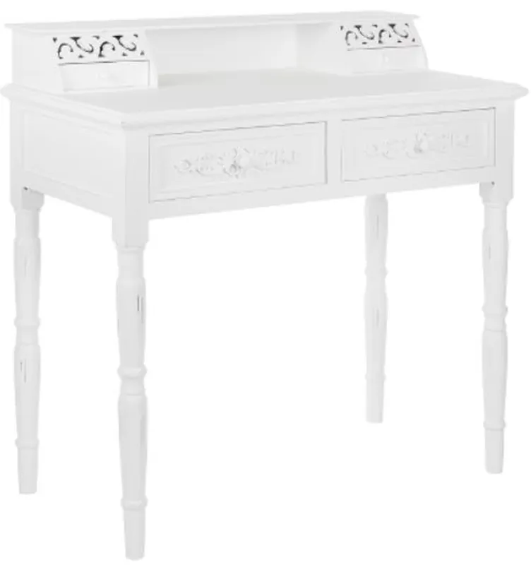 Versand Am Gleichen Tag Casa Padrino Landhausstil Sekretär Antik Weiß 95 x 45 x H. 87 cm - Landhausstil Möbel im Shabby Chic Look