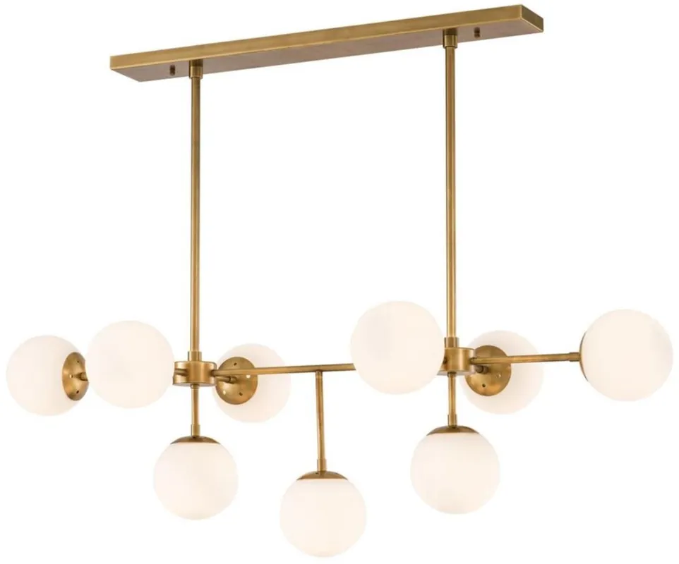 Sonderangebot Casa Padrino Luxus Kronleuchter Antik Messing / Weiß 130 x 60 x H. 40 cm - Luxus Möbel