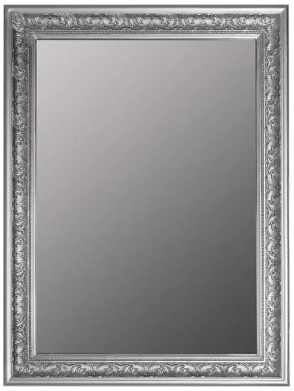 Zertifiziert Casa Padrino Barock Spiegel / Wandspiegel Silber 62 x H. 82 cm - Möbel im Barockstil