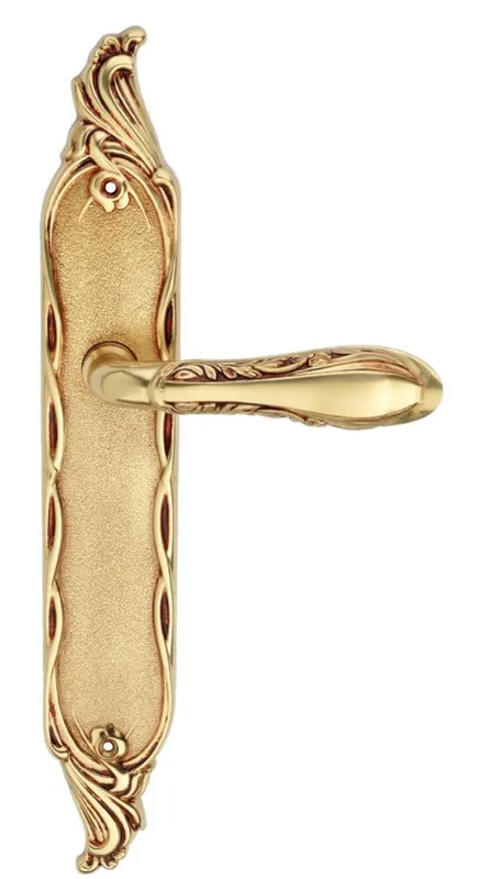 Casa Padrino Jugendstil Türgriff Set Französisches Gold 14,8 x H. 33 cm - Barock & Jugendstil Hotel Accessoires Direkt Vom Hersteller