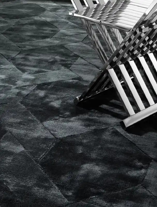 Angebot Casa Padrino Luxus Wohnzimmerteppich Schwarz - Verschiedene Größen - Handgewebter Luxus Viskose Teppich