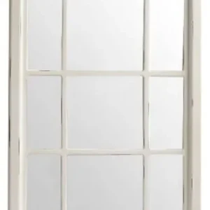 Casa Padrino Landhausstil Spiegel Antik Weiß 70 x 4 x H. 160 cm - Handgefertigter Wandspiegel im Shabby Chic Look Angebot