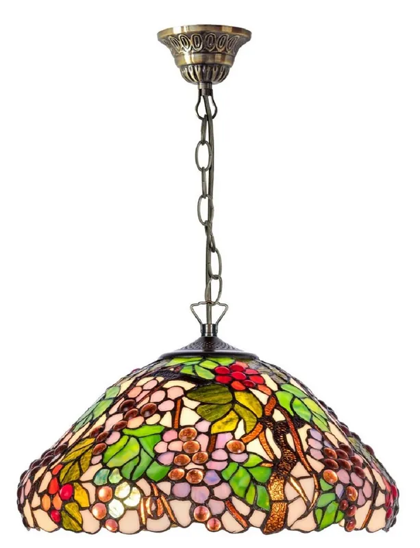 Bestseller Casa Padrino Luxus Tiffany Hängeleuchte Mehrfarbig Ø 40 cm - Handgefertigte Pendelleuchte aus 729 Teilen