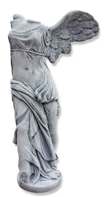 Günstig Casa Padrino Jugendstil Skulptur / Statue Grau 88 x 40 x H. 155 cm - Gartendeko Steinfigur
