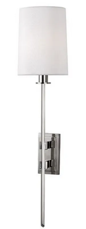 Casa Padrino Luxus Wandleuchte Silber / Weiß 14 x 9,5 x H. 57,8 cm - Hotel & Restaurant Deko Accessoires Versand Am Gleichen Tag