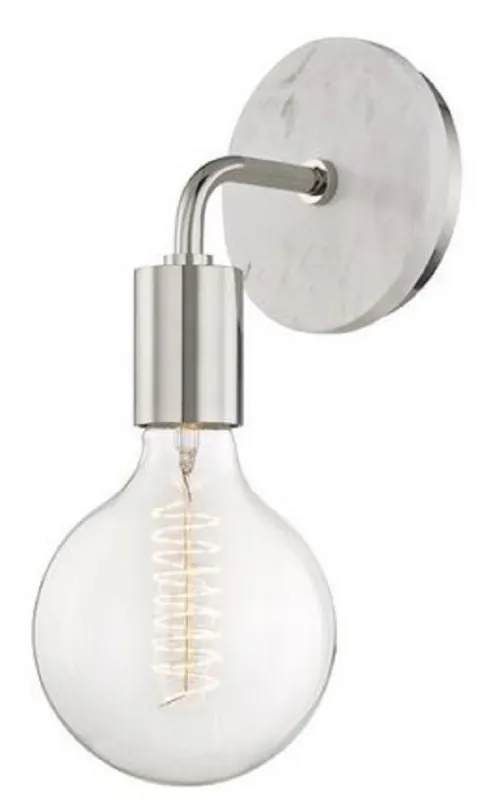 Echt Casa Padrino Luxus Wandleuchte Silber / Weiß 12,7 x 16,5 x H. 33 cm - Hotel & Restaurant Wandlampe