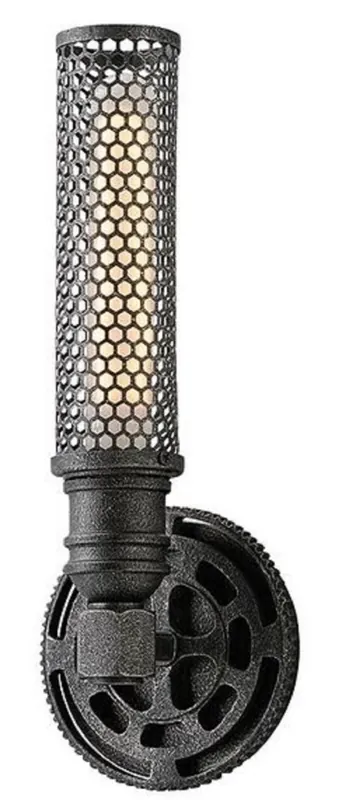 Casa Padrino Luxus Wandleuchte Antik Zinnfarben 13,3 x 10,2 x H. 34,3 cm - Luxus Kollektion Markenware