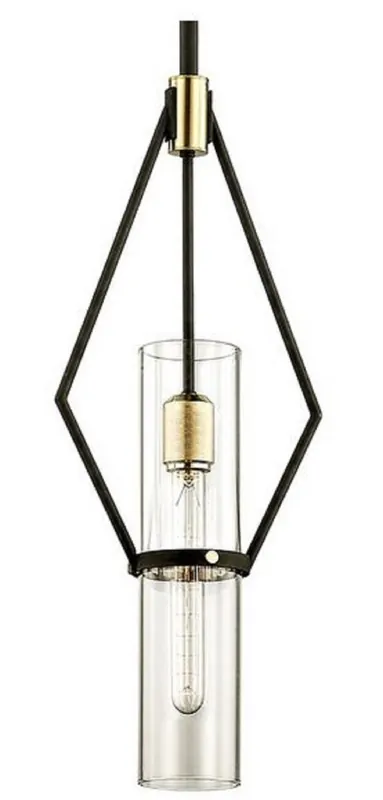 Markenware Casa Padrino Luxus Hängeleuchte Bronze / Messing 24,1 x H. 61,6 cm - Designer Wohnzimmer Pendelleuchte