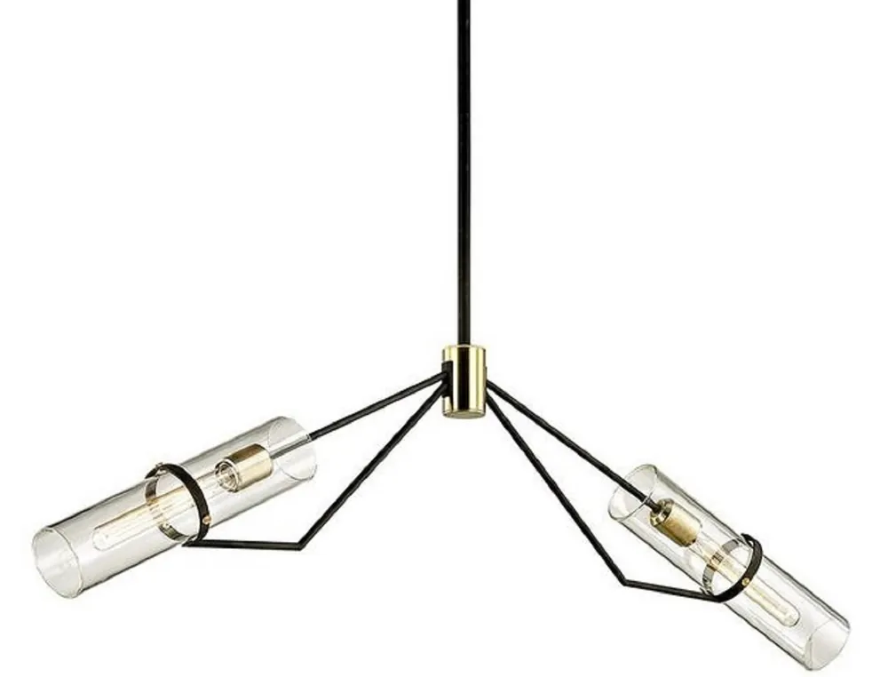 Neu Im Sortiment Casa Padrino Luxus Kronleuchter Bronze / Messing 127 x 10,2 x H. 37,5 cm - Designer Wohnzimmer Kronleuchter