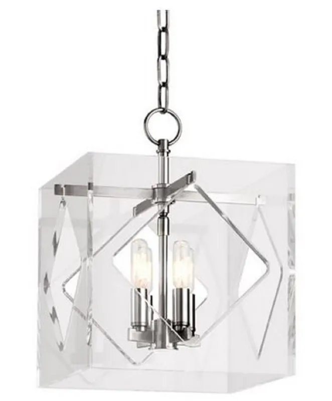 Casa Padrino Luxus Hängeleuchte Silber 30,5 x 30,5 x H. 40,7 cm - Pendelleuchte in Würfelform Meistverkauft