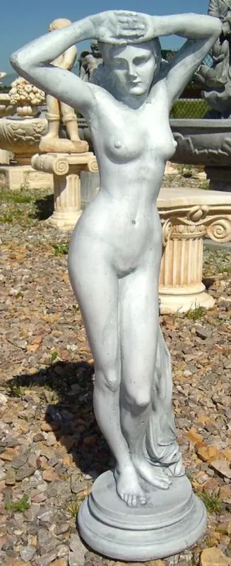 Angebot Casa Padrino Jugendstil Skulptur Venus 30 x 22 x H. 79 cm - Prunkvolle Gartendeko - Special!