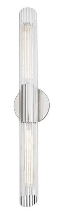 Casa Padrino Luxus Wandleuchte Silber 12,1 x 8,9 x H. 62,9 cm - Wohnzimmer Wandlampe Zertifiziert