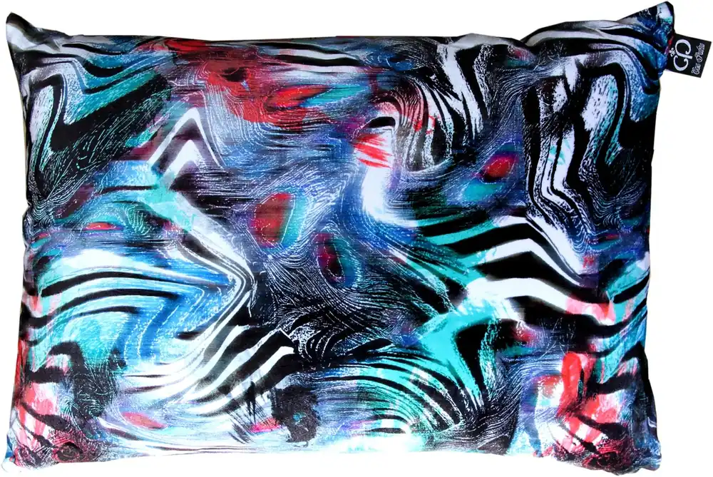 Top-Seller Casa Padrino Luxus Samt Kissen San Jose Mehrfarbig 35 x 55 cm - Feinster Samtstoff - Luxus Zierkissen