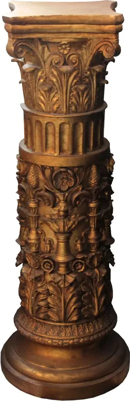Sichere Zahlung Casa Padrino Barock Säule Gold 103 x 37 cm - Antik Stil Säule