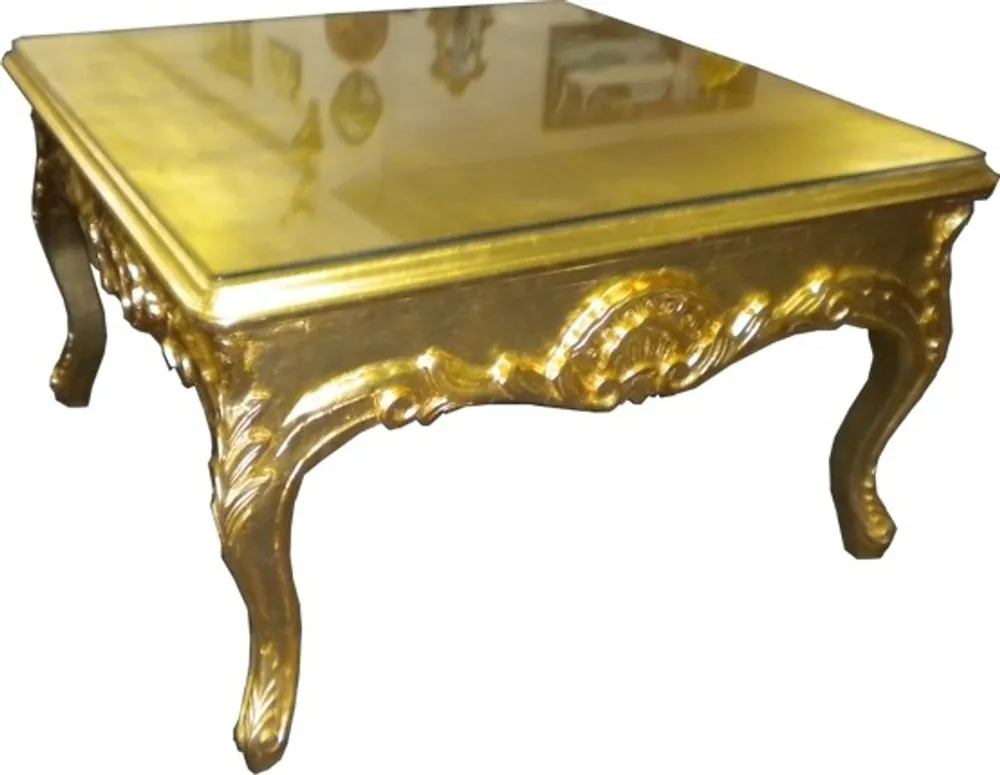 Jetzt Kaufen Casa Padrino Barock Beistelltisch Gold - Couch Tisch - Wohnzimmer Tisch - Couchtisch