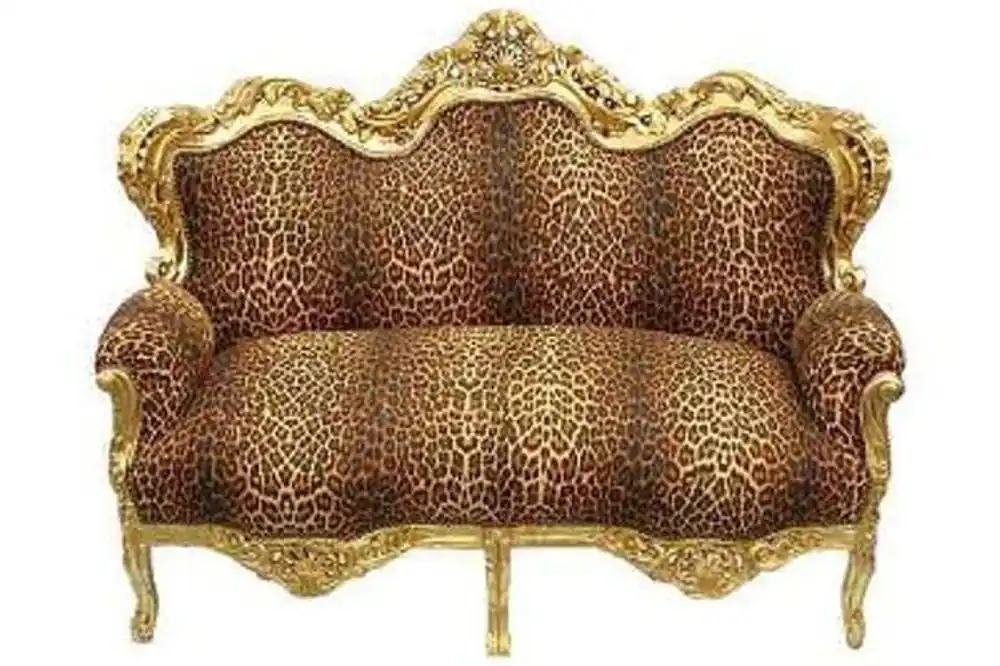 Online Kaufen Casa Padrino Barock Sofa Garnitur Master Leopard / Gold - Barock Möbel