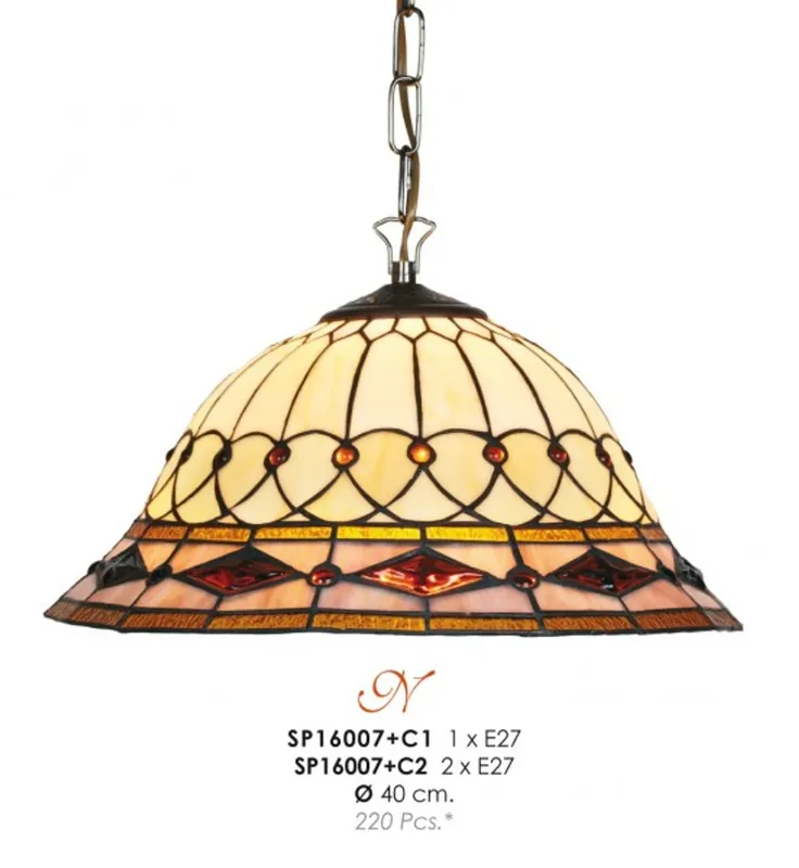 Jetzt Kaufen Tiffany Pendelleuchte Durchmesser 40 cm SP16007 + C1/C2 Leuchte Lampe