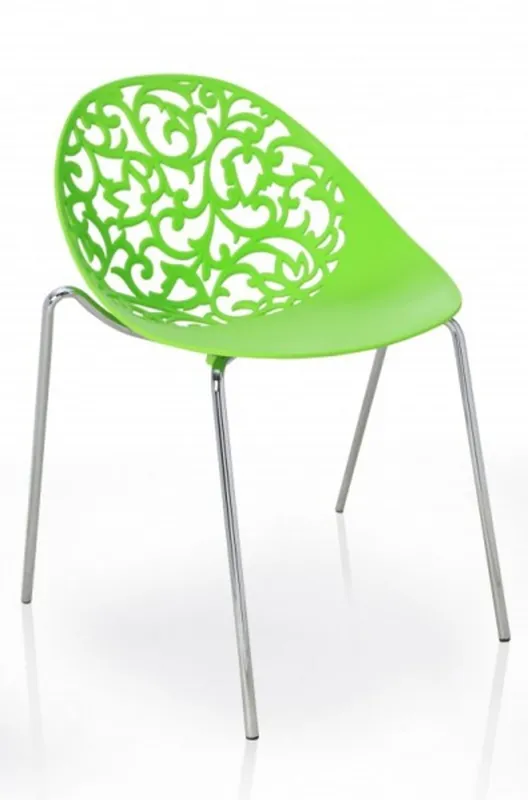 Casa Padrino Designer Stuhl Barock Flowers Grün - 16235 Begrenztes Angebot