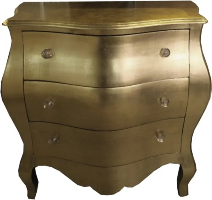 Casa Padrino Barock Kommode Gold 105 x 64 x 92.5 cm - Handgefertigtes Unikat Letzte Chance