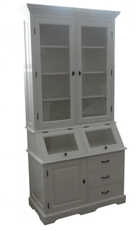 Shabby Chic Landhaus Stil Schrank Buffetschrank 90 x 50 x 210 cm Mod3 - Schrank Esszimmer Nur Für Kurze Zeit