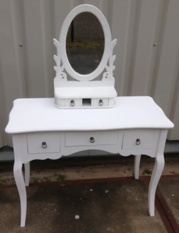 Casa Padrino Schminktisch Shabby Chic Landhaus Stil Look Modell Paris Beliebt