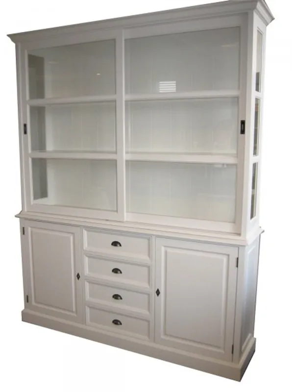 Neu Im Sortiment Großer Shabby Chic Landhaus Stil Schrank mit 2 Türen und 4 Schubladen - Buffetschrank - Schrank Esszimmer