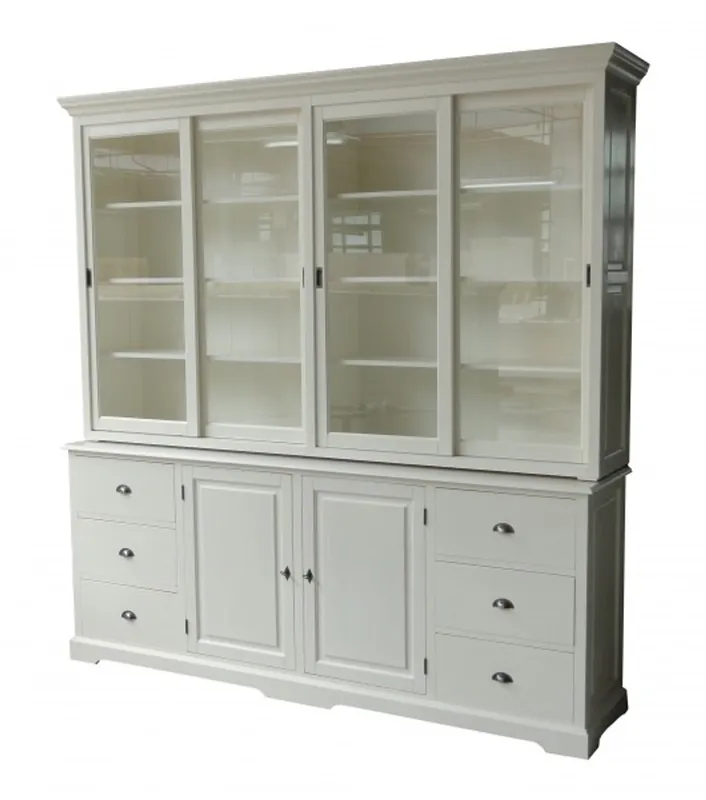 Großer Shabby Chic Landhaus Stil Schrank mit 4 Türen und 6 Schubladen - Buffetschrank - Schrank Esszimmer Preisreduziert
