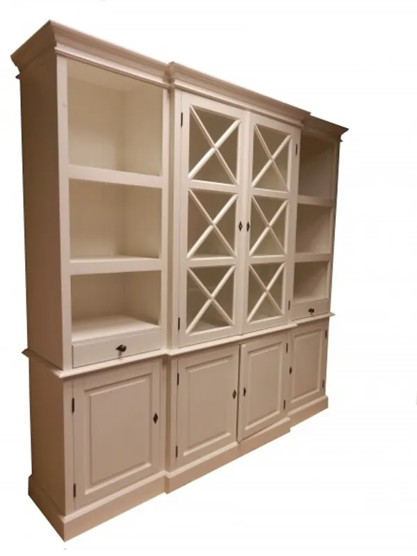 Online Kaufen Großer Shabby Chic Landhaus Stil Schrank mit 4 Türen - Buffetschrank - Schrank Esszimmer Küchenschrank
