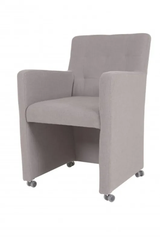 Casa Padrino Designer Esszimmer Stuhl / Sessel ModEF 319 Grau - Hoteleinrichtung - Rollbar Neue Kollektion