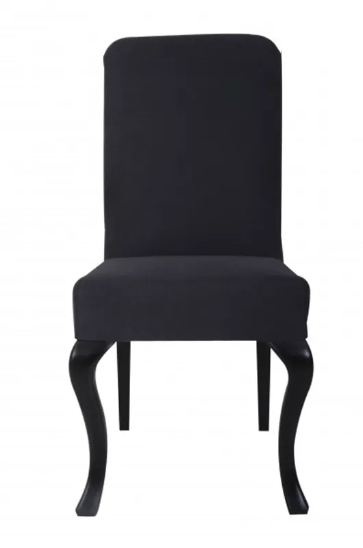 Markenware Casa Padrino Designer Barock Esszimmer Stuhl ModEF 231 Schwarz/Schwarz - Hotelmöbel - Holz Buche