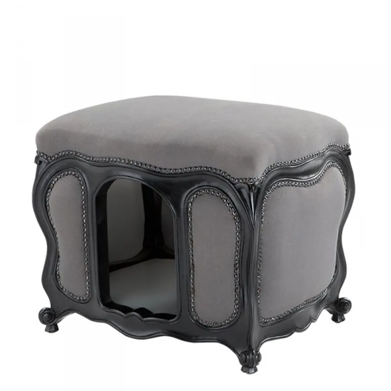 Neuheit Barock Hunde & Katzen Haus Luxury Grey/Black