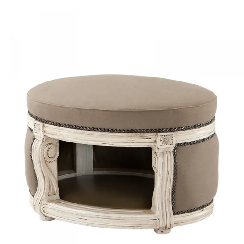 Expressversand Barock Hunde & Katzen Haus Luxury Mod2 Sandfarben / Antik Weiß