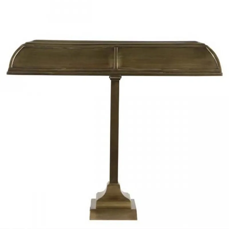 Luxus Messing Schreibtischleuchte Bankerlampe New York Style - Hochwertige Qualität Schreibtisch Lampe Leuchte Bestseller