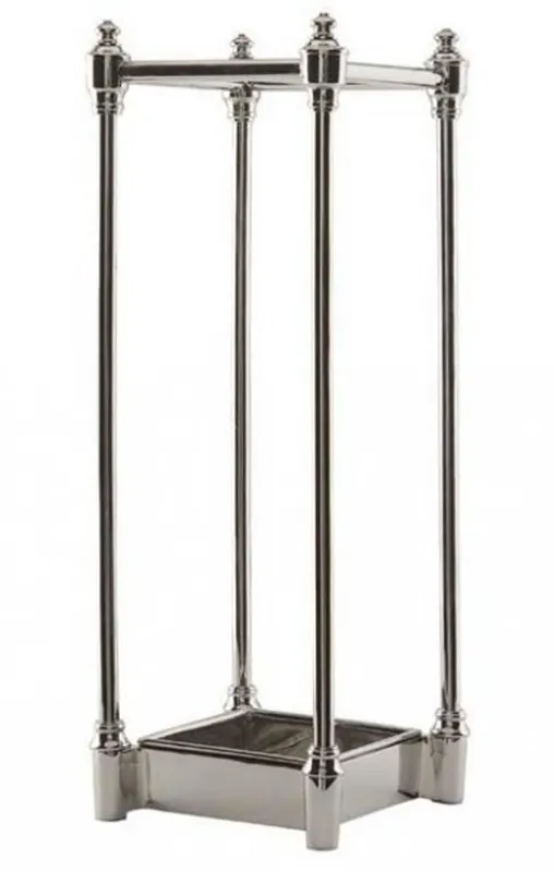 Highlight Casa Padrino Luxus Schirmständer Nickel Finish - Luxus Kollektion