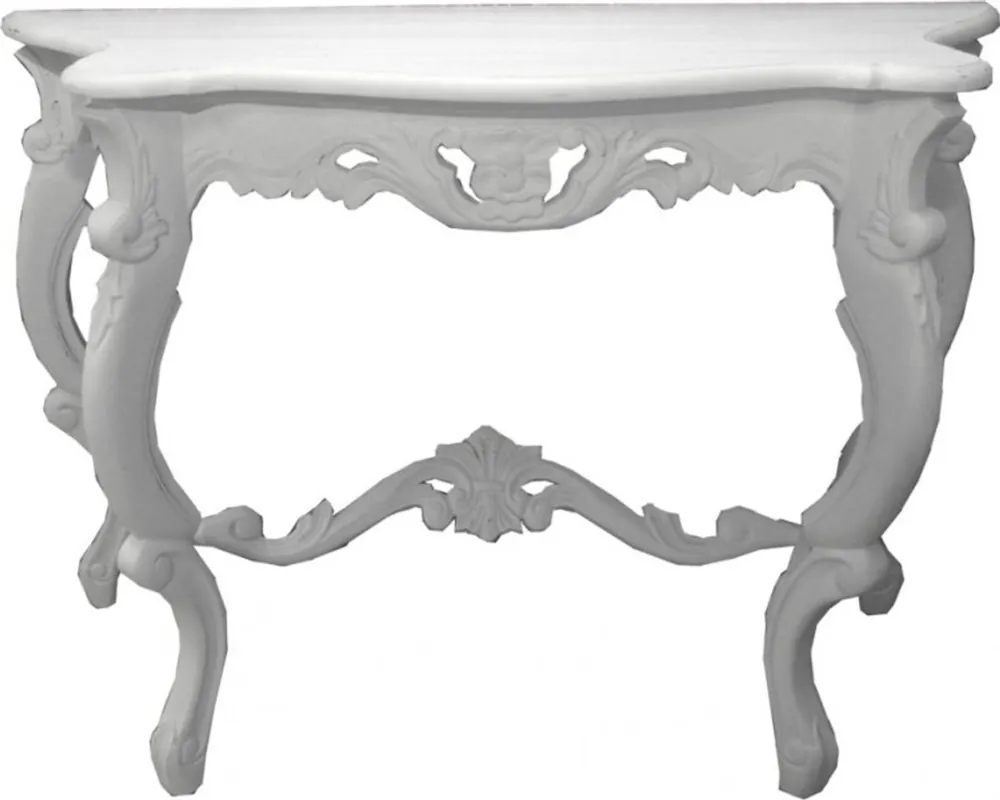 Neu Im Sortiment Casa Padrino Barock Konsolentisch Antik Stil Weiß - Shabby Chic