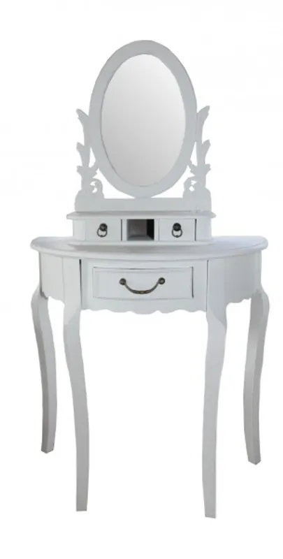 Billig Casa Padrino Schminktisch Shabby Chic Landhaus Stil Look aus Holz