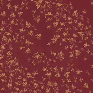 Direkt Vom Hersteller Versace Designer Tapete Barock Blumen 935857 Rot / Beige / Braun - Satintapete mit elegantem Muster - Hochwertige Qualität