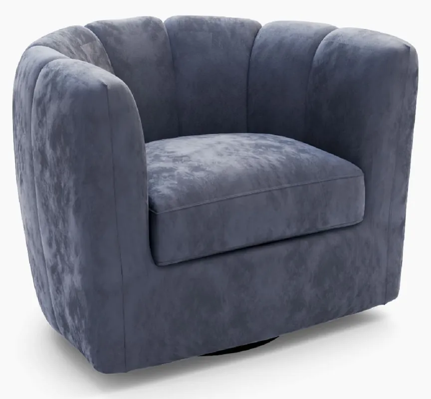 Top-Angebot Casa Padrino Luxus Samt Drehsessel Grau 73 x 66 x H. 74 cm - Moderner Wohnzimmer Sessel - Luxus Wohnzimmer Möbel