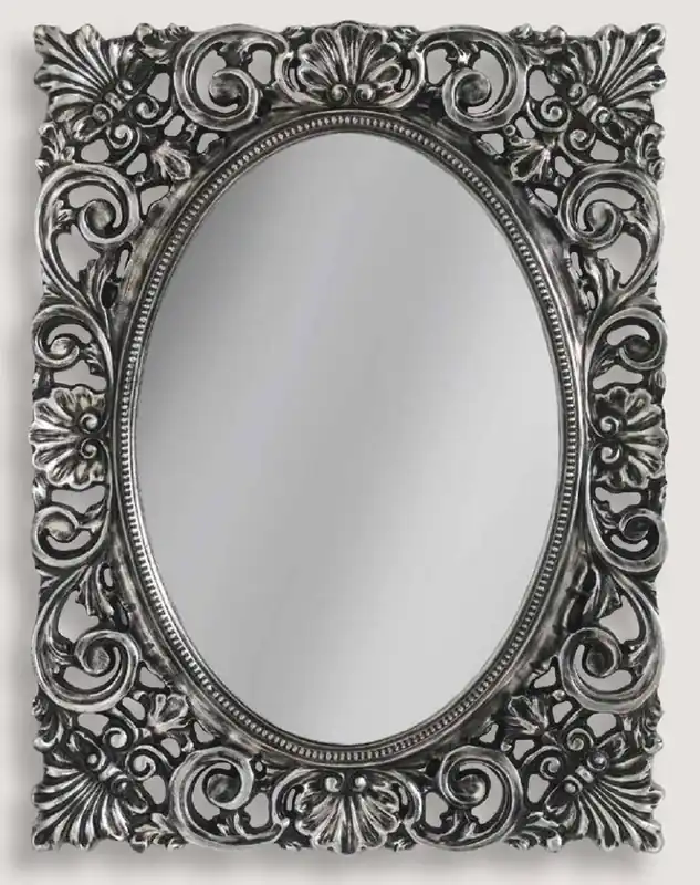 Casa Padrino Luxus Barock Wandspiegel Silber - Eleganter Spiegel im Barockstil - Barock Wohnzimmer Spiegel - Barock Garderoben Spiegel - Barock Möbel Heißes Angebot