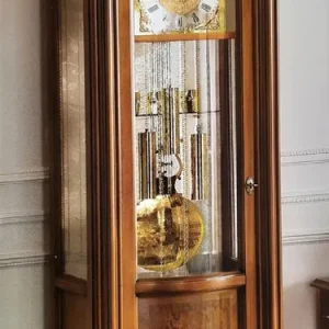 Kracherpreis Casa Padrino Luxus Barock Standuhr Braun - Prunkvolle Massivholz Pendeluhr im Barockstil - Barock Wohnzimmer & Hotel Möbel - Luxus Qualität - Made in Italy