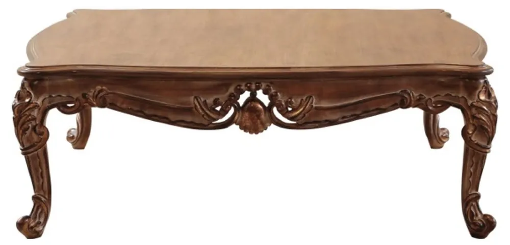 Heißes Angebot Casa Padrino Luxus Barock Couchtisch Braun - Handgefertigter Massivholz Wohnzimmertisch - Barock Wohnzimmer Möbel - Edel & Prunkvoll