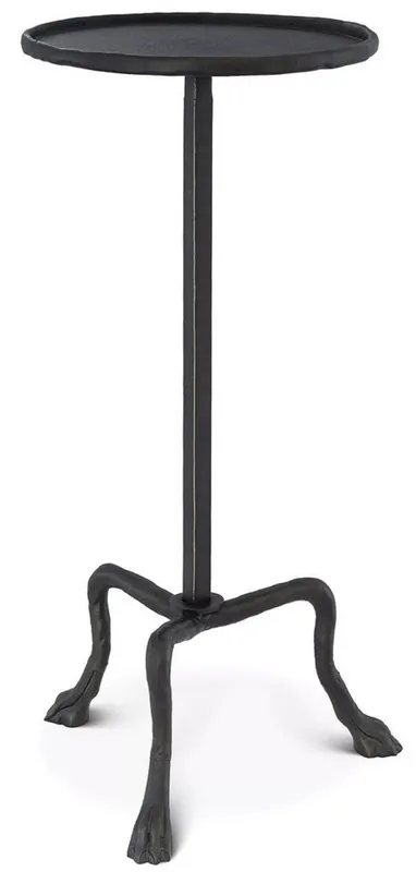 Nur Für Kurze Zeit Casa Padrino Luxus Beistelltisch Bronzefarben Ø 36,5 x H. 72,5 cm - Runder Dreibein Tisch - Wohnzimmer Möbel - Luxus Möbel