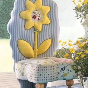 Preisknaller Casa Padrino Luxus Kindersessel Sonnenblume Bunt - Kinderzimmer Sessel - Kinderzimmer Möbel - Erstklassische Qualität - Made in Italy