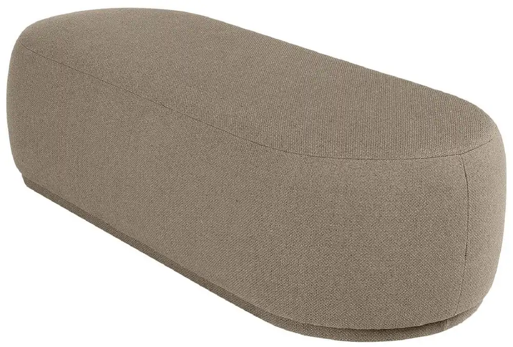 Mega-Angebot Casa Padrino Luxus Sitzbank Braun 137,5 x 56,5 x H. 38 cm - Gepolsterte Wohnzimmer Bank - Wohnzimmer Möbel - Hotel Möbel - Luxus Kollektion